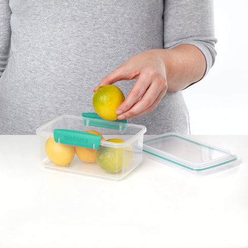 Sistema Food Storage, Polypropylene Assorted, 1L x 3...