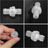 5 Pcs 1/2" Check Valve 12mm Plastic Check Valve One Way Valve Non Return Check Valve for Fuel Gas Air Liquid...