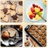 Giantree 12 Pcs Metal Cookie Cutters Set, Mini Cookie Cutters Heart Round Flower Star, Stainless Steel Fruit Vegetable Shape Cutters, Small Metal ...