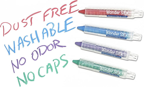 Wonder Stix Pastel Colors Dustless Chalk Crayon 24 pack...