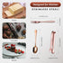 Cunhill 24 Pcs Charcuterie Accessories Mini Cocktail Tongs Small Serving Spoons and Appetizer Forks Stainless Steel Tongs Charcuterie Utensils for...