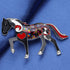 Dainty Floral Enamel Pony Horse Brooch Pins Scarf Lapel Clothes Decoration for Women Girls Jewelry Gifts...