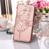 for iPhone SE 2022/SE 2020 Case,for iPhone 6/6S/7/8 Wallet Case,Butterfly Floral Embossed,Wrist Strap,Card Holder Slots,Stand Leather Protective F...