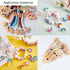 18Pcs 6 Colors Rainbow Silicone Beads Bulk Rainbow Loose Spacer Beads Charm Color Silicone Beads Kit for DIY Necklace Bracelet Earrings Keychain C...