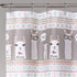 Lush Decor Llama Stripe Shower Curtain, 72" x 72", Pink and Turquoise...