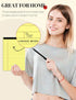 Yellow Note Pads 5x8 Small Legal Pads College Ruled Notepad for Office 6 Pack Yellow Writing Pads 5x8 Narrow Ruled Paper Pads 25 Lines 80 GSM Pape...