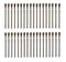 36pcs - Horsehair Professional Disposable Acid Flux Glue Brushes for Woodworking, Epoxy, Resin, Crafting, Soldering DYI Home, Art School, Shop...