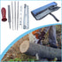 Adefol Chainsaw Sharpener File Kit, Metal File Rasp Set with Hardwood Stain, Wood Handle, 6" Flat Fine Tooth File, Filing Guide, Tool Pouch, Depth...