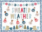 Whaline 85Pcs Winter Bulletin Board Decoration Kit Xmas Tree Snowmen Snowflake Cutouts with Glue Point Christmas Holiday Classroom Bulletin Border...