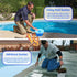 50 Pack Pool Skimmer Socks,Blue Pool Filter Socks for Skimmer Basket for Above Ground and Inground Pool Fine Mesh Screen Pool Skimmer Scum Socks S...