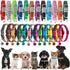 Puppy Collars-12 Pack Puppy Collars for Litter, Adjustable Puppy ID Collars Soft Nylon Whelping Collars for Newborn Litter Puppy Pets (Colorful Pu...