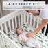 Pobi Baby - Premium Fitted Crib Sheets for Standard Crib Mattress - Ultra-Soft Cotton Blend, Stylish Woodland Pattern, Safe and Snug for Baby (Mag...