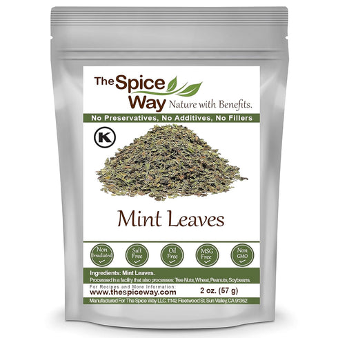 The Spice Way Mint Leaves - (2 oz) dried loose mint leaf...