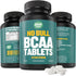 BCAA Tablets 1000 mg - Branched Chain Amino Acids Supplement for Muscle Recovery & Energy - Pre or Post Workout BCAAs for Men & Women - 120 Pills ...