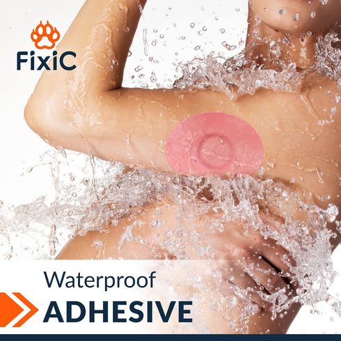 FixiC Freestyle Adhesive Patches 25 PCS – Good for Libre 1, 2, 3 & Plus – G7 & Stelo – Guardian – Waterproof Adhesive Patches – Libre Adhesive Cov...
