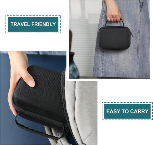 Hard Carrying Case for SUPVAN T50M Pro Bluetooth Label Maker Machine, Inkless Labeler Storage Travel Holder fit Label Tape, Charging Cable, User M...