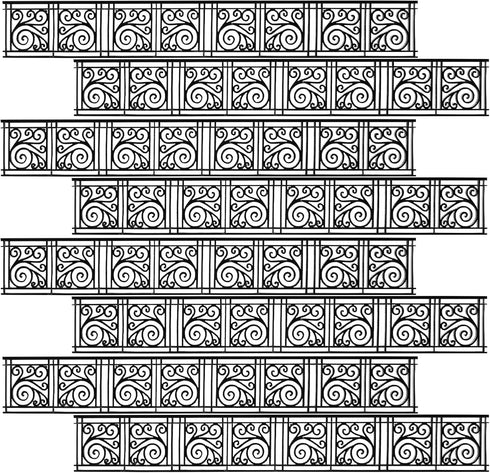 Yardwe 8pcs Miniature Garden Fence Fairy Garden Fence Micro-Landscape Dollhouse Decorations...