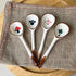 Vintage Ramen Soup Spoons, Ceramic Asian Soup Spoons Tablespoon, Rice Noodles Dinner Serving Spoon, Dessert Spoon, Ladles for Pho Miso Cereal Sauc...