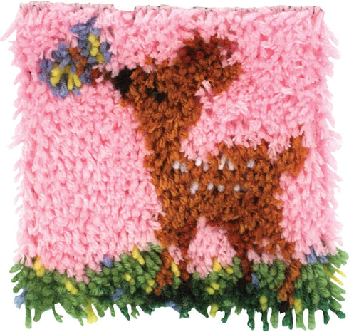 Wonderart Little Fawn Latch Hook Kit, 8" X 8", Little Fawn 8 X 8...