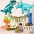 KatchOn Giant Blue Dinosaur Balloons - 38 Inch, Pack of 2 | Dino Mylar Balloons for Birthday Party Decor...