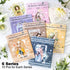 60Pcs Romantic Floral Girl PET Stickers, Scrapbook Stickers Kit for Journaling, Ephemera Packs for Junk Journals,with Sticker Organizer...