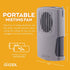 O2COOL Multi-Pack Misting Neck Personal Travel Battery Powered Deluxe Cooling Fan, 2pk (Gray)...