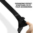 USA Gear TrueSHOT Neck Strap Neoprene Camera Straps - Padded Camera Strap, Pockets, and Quick Release Buckles - Compatible with Canon, Nikon, Sony...