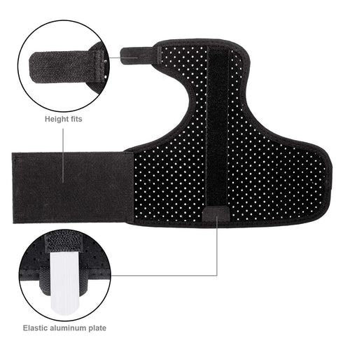 Ultrafun Trigger Finger Splint Brace Support Breathable Wrist and Thumb Fracture Finger Stabilizer Brace Sleeves for Pain Relief, Carpal Tunnel Ar...