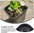 20 Pcs Flower Pot Mat Potted Plants Pot Bottom Grid Mat Drainage Mesh Hole Screen Round Drainage Mesh Pad Drainage Discs Pots Plants Breathable Bo...