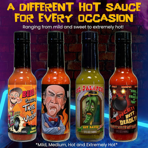 Jeff Dunham - Bubba J's Mango Habanero Hot Sauce | Perfect Blend of Sweet and Heat for Bold and Adventurous Tastes (Mild, 5 fl oz)...