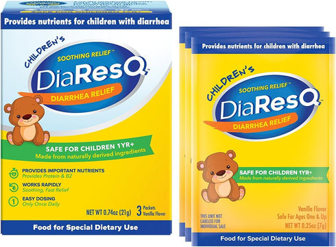 DiaResQ Childrens Soothing Diarrhea Relief - 3 Packets, Pack of 2...