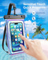 Floating Waterproof Phone Pouch, IPX68 Waterproof Phone Case with Lanyard for iPhone 15 14 13 12 Pro Max Samsung S24 S23 S22 S21 FE, Up to 7" Phon...
