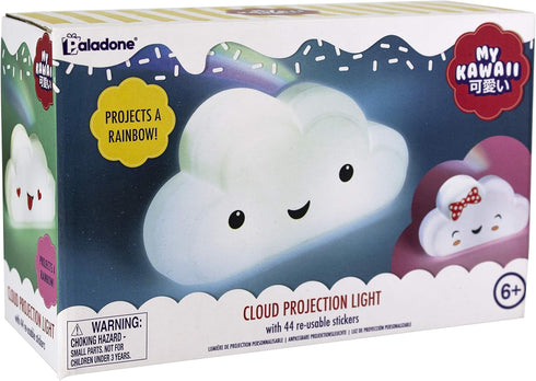 Paladone Cloud Projection Light - Includes 44 Reusable Stickers and Projects Rainbow Light...