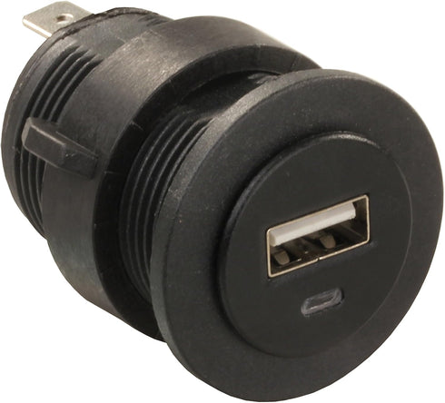 JR Products 15115 USB Charging Port - 2 x 2.1 Amp , Black...