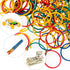 300 Pcs Paper Clips, Binder Clips and Rubber Bands, Office Supply Set, Paper Clips and Paper Clamps, School Supplies Office Supplies Teacher Suppl...