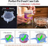 Adpartner Silicone Stretch Lids (10-Pack, 2.6in+3.74in), Reusable Silicone Pet Food Can Lids BPA-free Seal Can Covers for Yogurt Jars, Soda/Beer C...