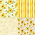 Scrapbook Paper 6X6, Card Making Supplies, Single-Sided Cardstock Paper Pads, Decorative Craft Paper, Sunflower Pattern Paper Pack, Decopodge Pape...