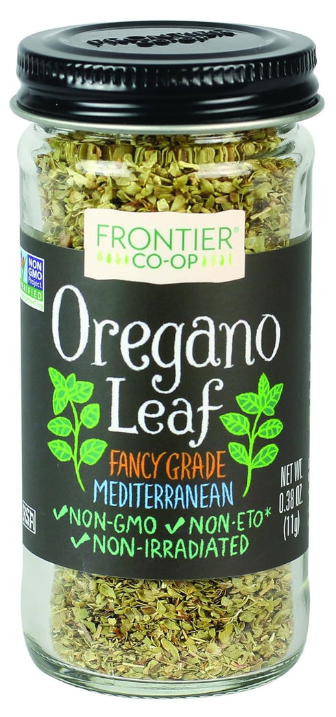 Frontier Co-op Oregano Leaf, 0.38 Ounce Jar, Great On Pizza, Italian & Mexican Fare, Kosher...