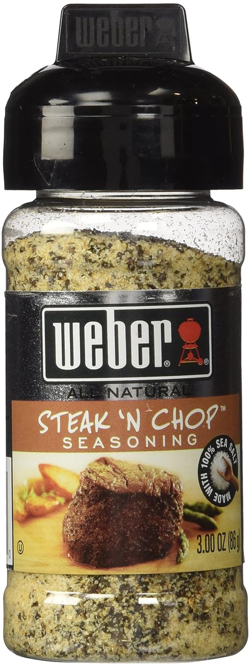 Weber Steak 'N Chop Seasoning, 3.00 Ounces, Pack of 2...
