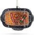 BBQ Barbecue Grill Cookout Blown Glass Christmas Ornament...