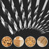 Brad Point Wood Drill Bit Set, 12Pcs Drill Bit Set with Double Flutes Design for Carpenter Woodworking and All Types of Wood (1/8" - 1/2")...