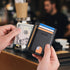 Buffway Slim Minimalist Front Pocket RFID Blocking Leather Wallets for Men and Women - Alaska Black...