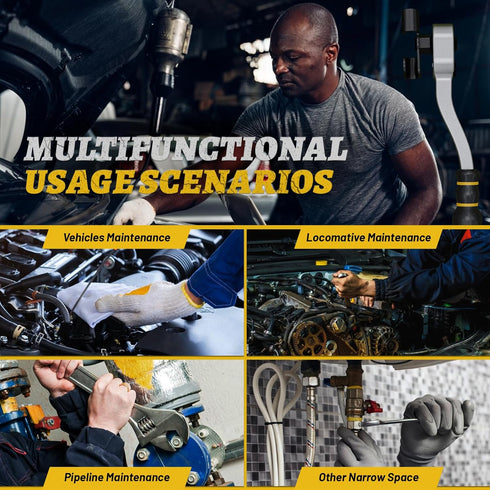 Wrench Extender for 1/2 Inch Drive Breaker Bars Universal Wrench Extender Adaptor for 21 mm Hex Drive, to Leverage over Stubborn Nuts and Bolts...