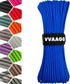1000lb Utility Cord Rope, 4mm Heavy Duty 12 Strand Nylon Rope for Climbing Camping, Tent, Clothsline, Outdoor Hiking, Fishing, Marine Weatherproof...