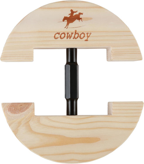 Cowboy Hat Stretcher,Large Size 7 1/2 to 10 5/8-Colourful Adjustable Buckle Heavy Duty(Large, Black)...