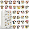 Remuuly 30 Pcs Diamond Painting Magnets Summer Diamond Art Magnet Spring Flower Animal Cupcake Refrigerator Magnetic Sticker Diamond Fridge Magnet...