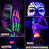 6 PCS Glow in The Dark Face Body Paint Crayons Kit,Professional Neon Face Paint Sticks Long Lasting Waterproof Glow in The Dark Party Supplies for...
