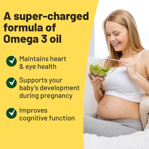 Vegan Vitality Vegan Omega 3 Supplement - 60 Plant Based Algae Omega 3 Oil Soft Gels Essential Fatty Acids with vegan DHA for Joint, Heart & Immun...