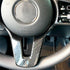 Interior Trims Steering Wheel Cover Accessories for Mercedes-Benz CLA CLS GLC GLE GLS A B C E Class (Carbon Fiber Print, Style A)...