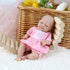 Vollence 7" Mini Reborn Doll Girl Micro Preemie Full Body Silicone Lifelike Mini Reborn Doll Surprice Children Anti-Stress...